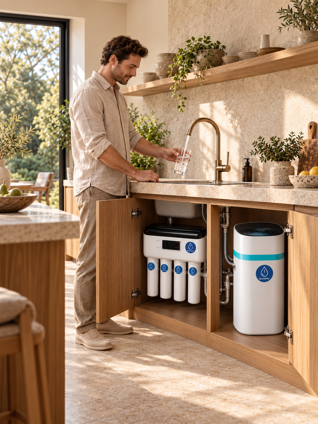 Pack Eau Pure  : Système SourcePur™ + Adoucisseur HYDRAH™